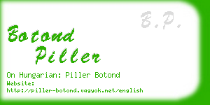 botond piller business card